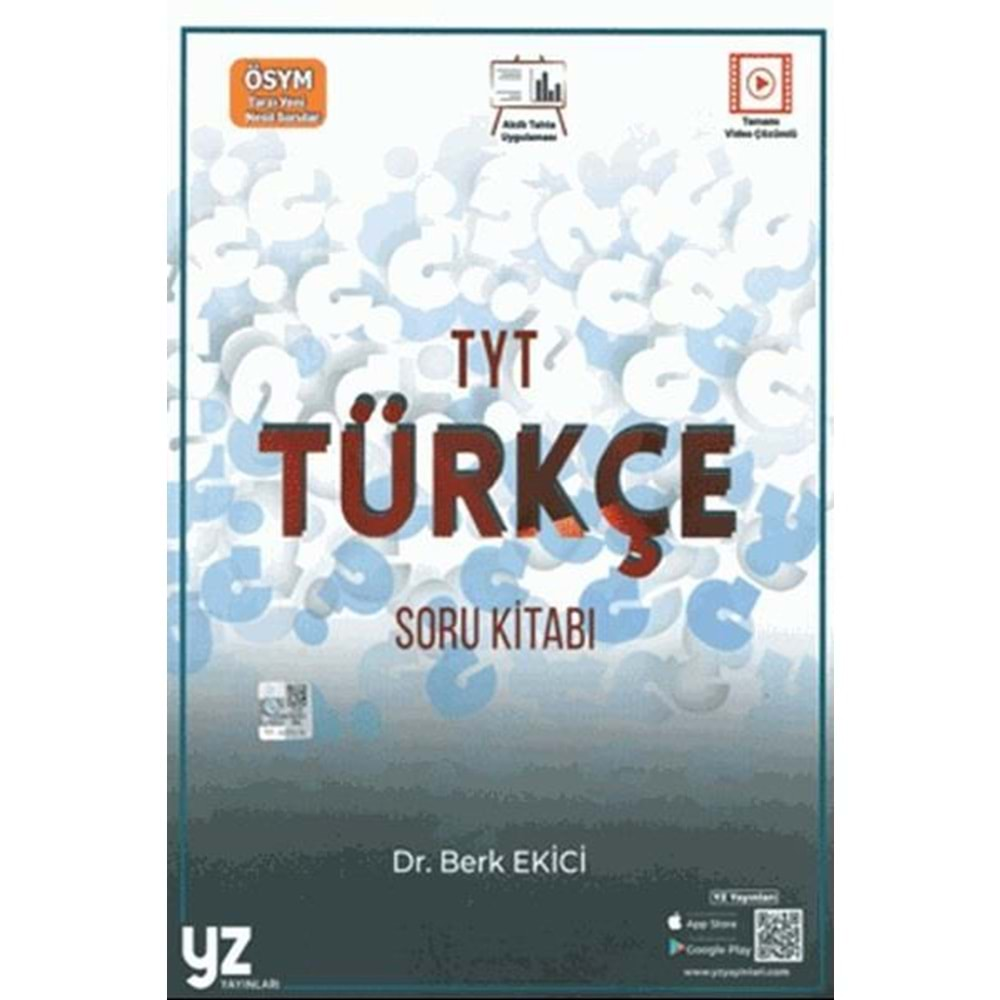 YZ TYT TÜRKÇE SORU KİTABI