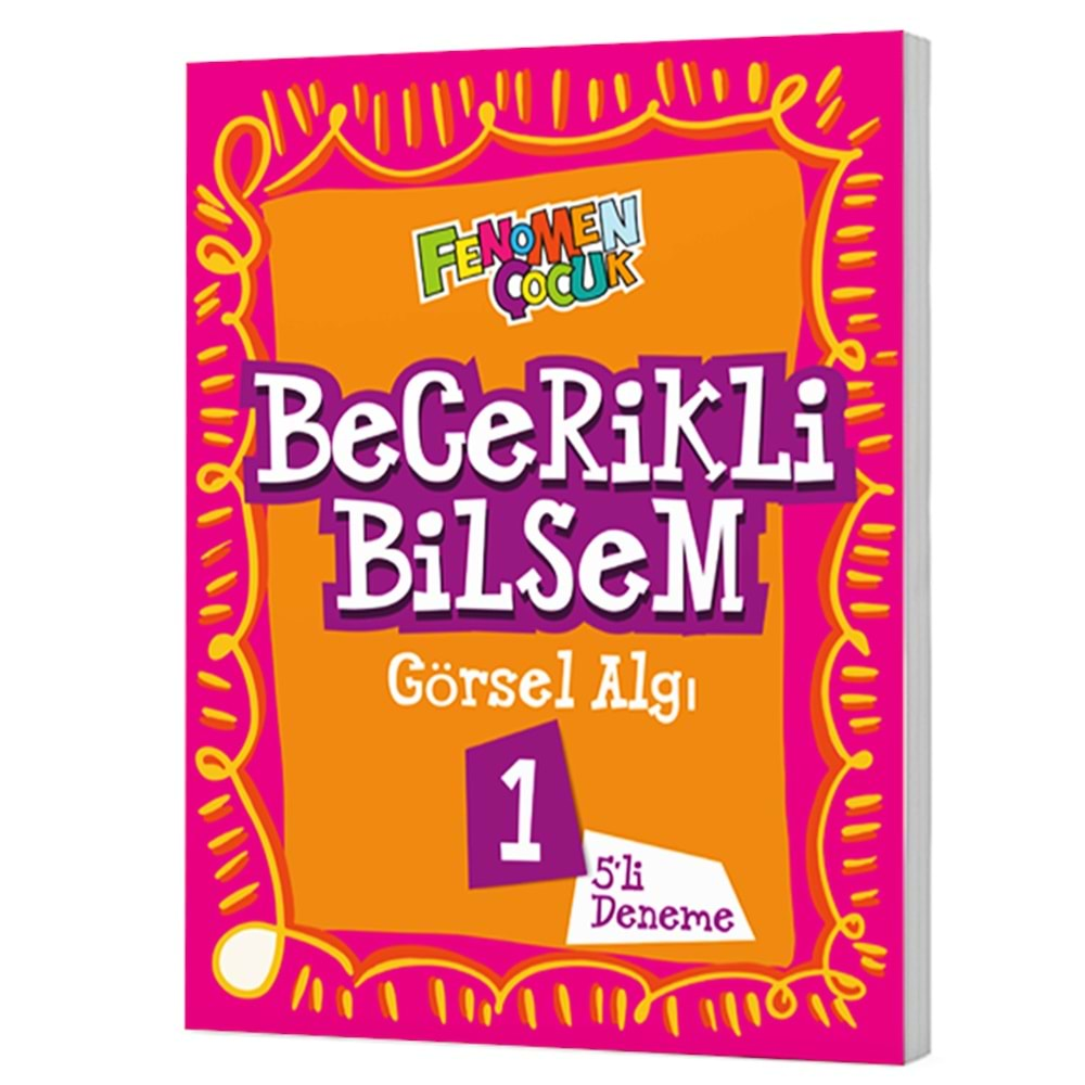 GAMA FENOMEN ÇOCUK 1.SINIF BECERİKLİ BİLSEM GÖRSEL ALGI 5 Lİ DENEME