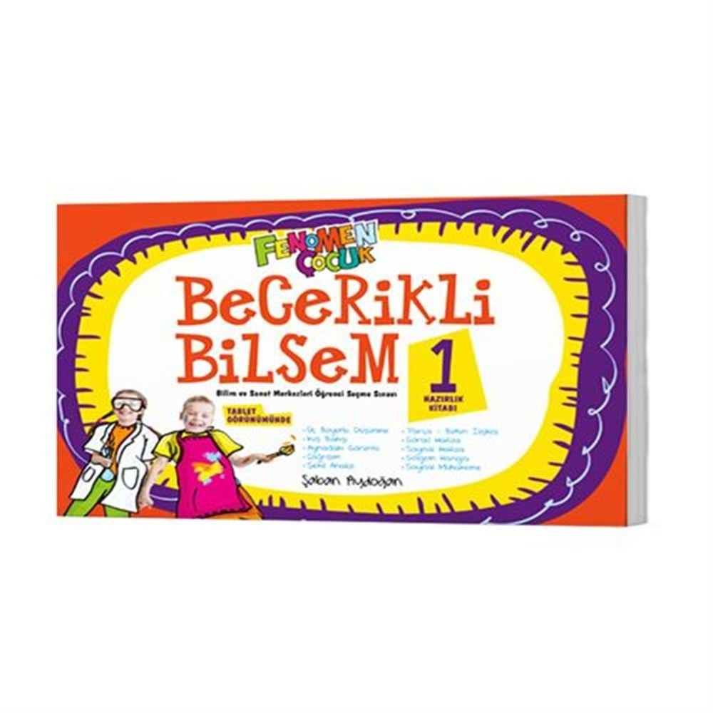 GAMA FENOMEN ÇOCUK 1.SINIF BECERİKLİ BİLSEM HAZIRLIK KİTABI