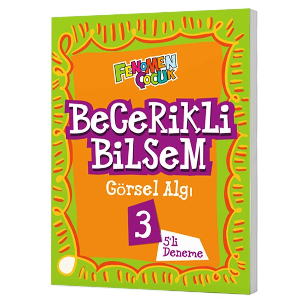 GAMA FENOMEN ÇOCUK 3.SINIF BECERİKLİ BİLSEM GÖRSEL ALGI 5 Lİ DENEME