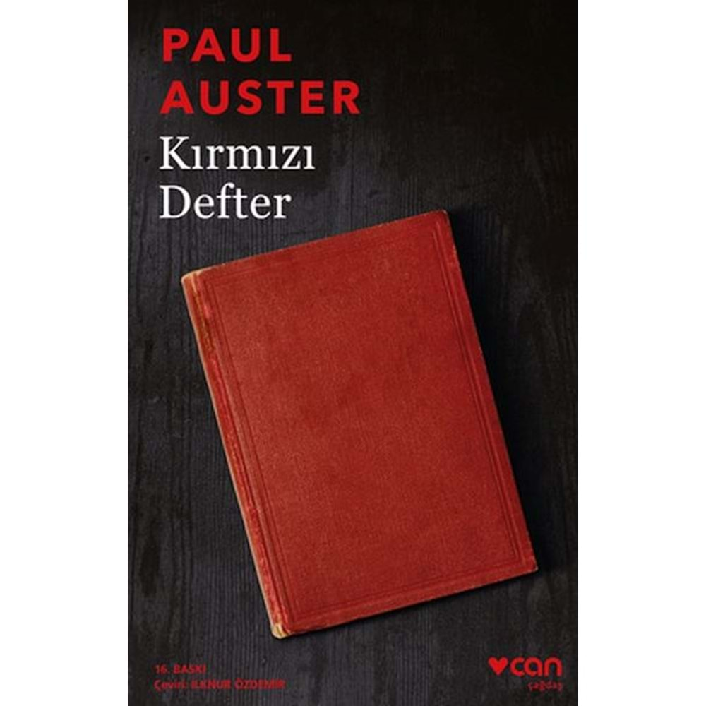 KIRMIZI DEFTER-PAUL AUSTER-CAN YAYINLARI