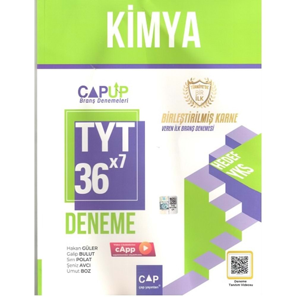 ÇAP TYT UP DENEME KİMYA (36*7)-2024