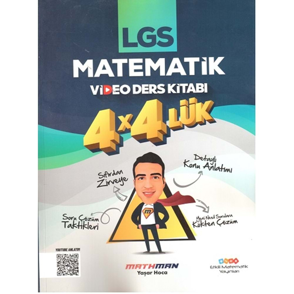 ETKİLİ MATEMATİK 8.SINIF LGS MATEMATİK 4X4 LÜK SET-2024