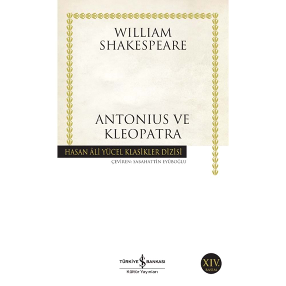 ANTONIUS VE KLEOPATRA-WILLIAM SHAKESPEARE-İŞ BANKASI