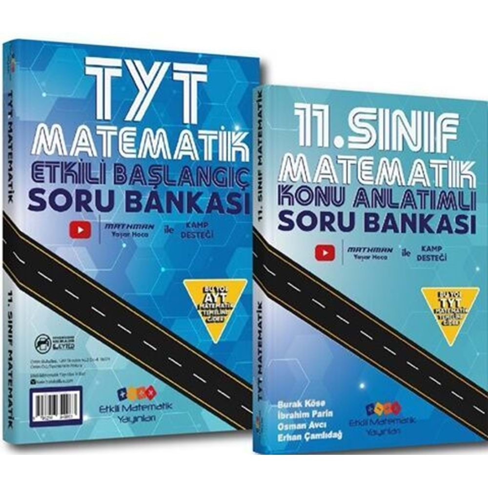 ETKİLİ MATEMATİK 11.SINIF KONU ANLATIMLI VE TYT MATEMATİK SORU BANKASI-2024