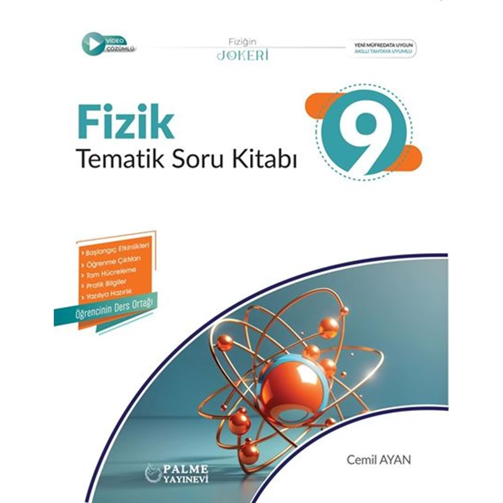 PALME 9.SINIF JOKER FİZİK TEMATİK SORU KİTABI