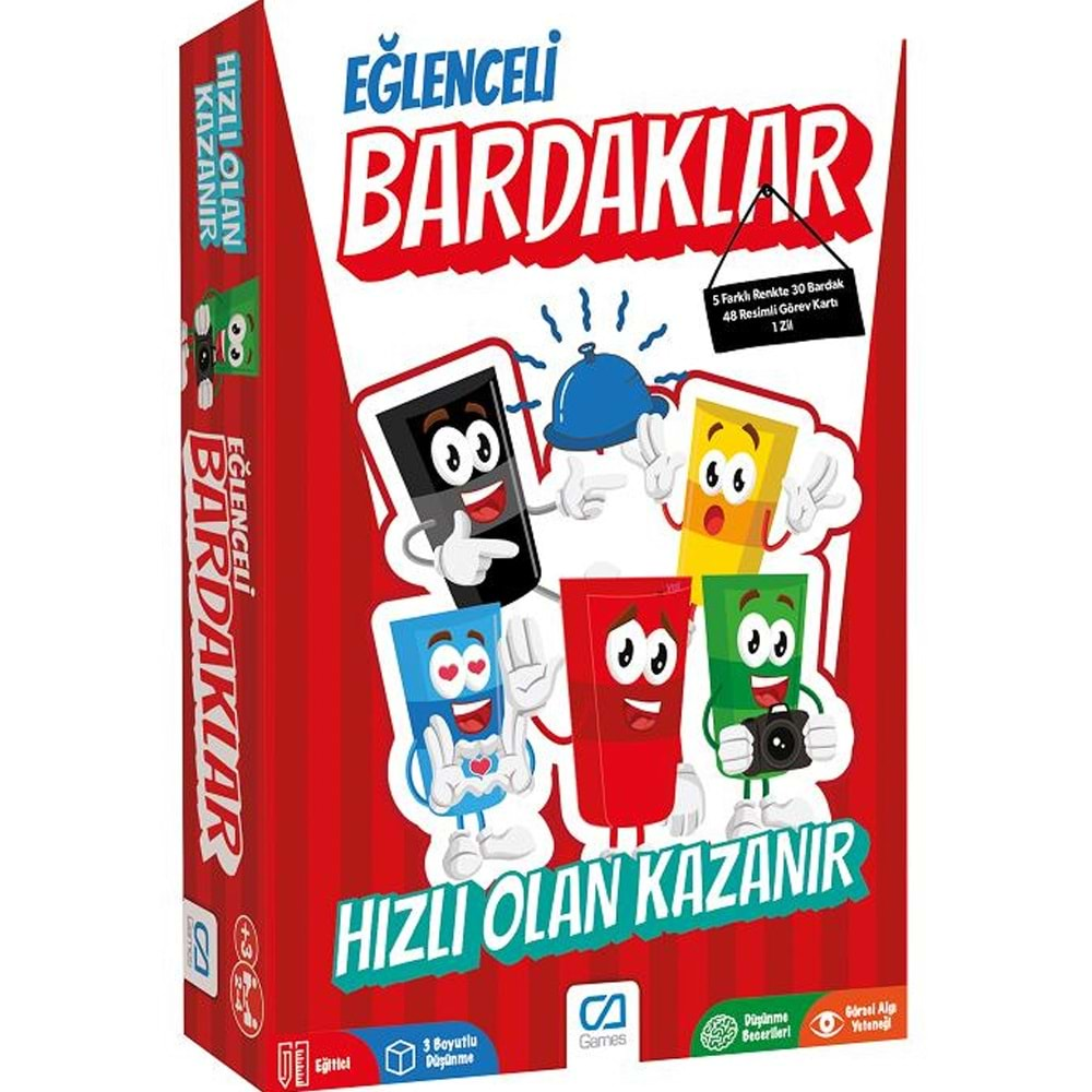 CA GAMES EĞLENCELİ BARDAKLAR-CA.5185