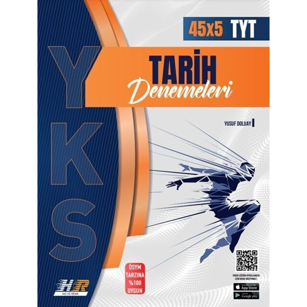 HIZ VE RENK TYT TARİH 45*5 DENEMELERİ-2025