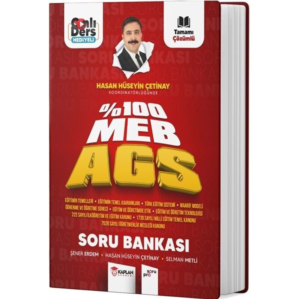 AKADEMİ DENİZİ MEB AGS EĞİTİM VE EĞİTİM MEVZUATI SORU BANKASI-2025