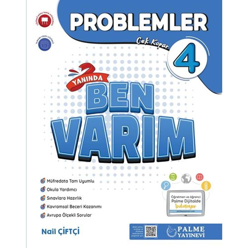 PALME 4.SINIF PROBLEMLER YANINDA BEN VARIM SORU KİTABI