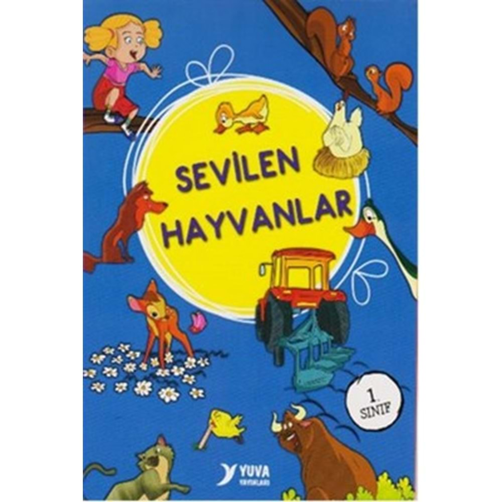 YUVA 1.SINIF SEVİLEN HAYVANLAR SERİSİ DÜZ YAZILI HİKAYE SETİ