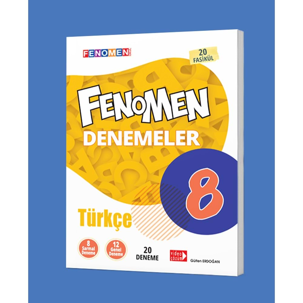 GAMA FENOMEN 8.SINIF TÜRKÇE FENOMEN DENEMELER (20 DENEME)