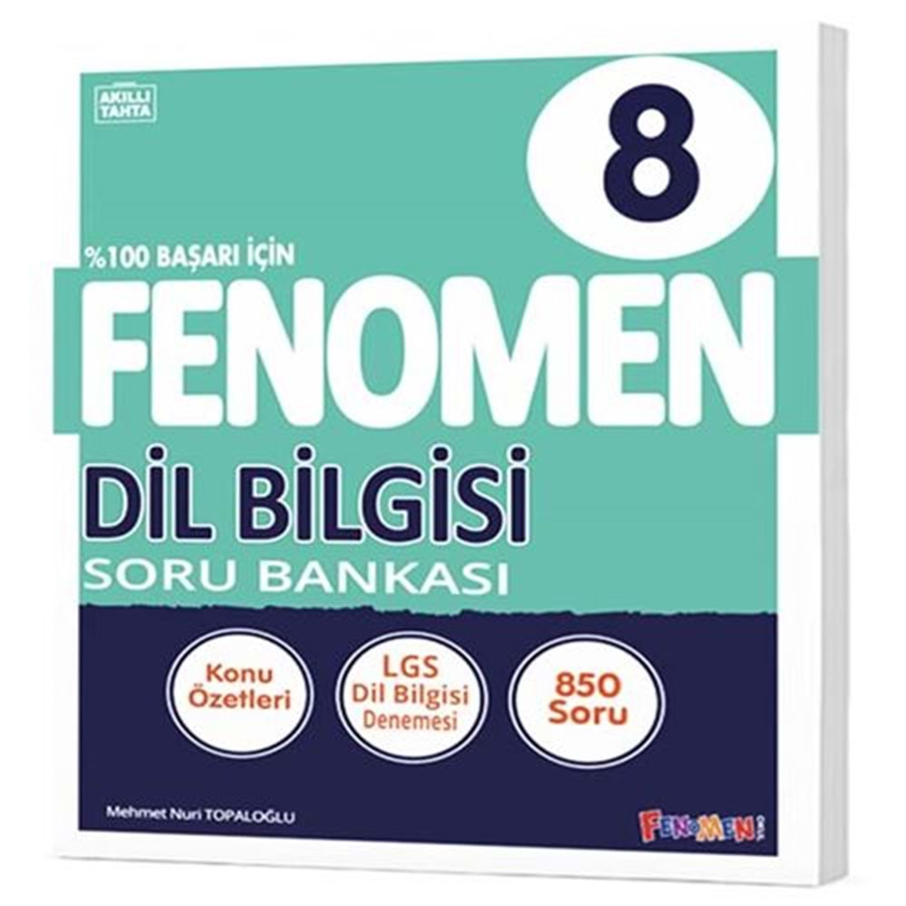 GAMA FENOMEN 8.SINIF DİL BİLGİSİ SORU BANKASI