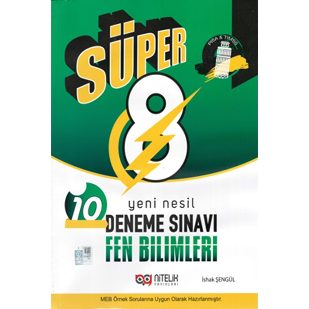 NİTELİK 8.SINIF SÜPER FEN BİLİMLERİ 10 DENEME