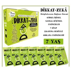 DİKKAT VE ZEKA 1.SINIF SETİ 7 YAŞ 7 KİTAP TAKIM-DİKKAT VE ZEKA AKADEMİSİ