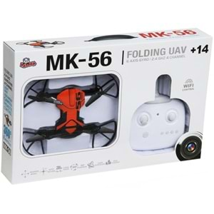 VARDEM KATLANABİLEN UZAKTAN KUMANDALI 2.4 GHZ 6 AXİS WİFİ KAMERALI DRONE MK-56-33056