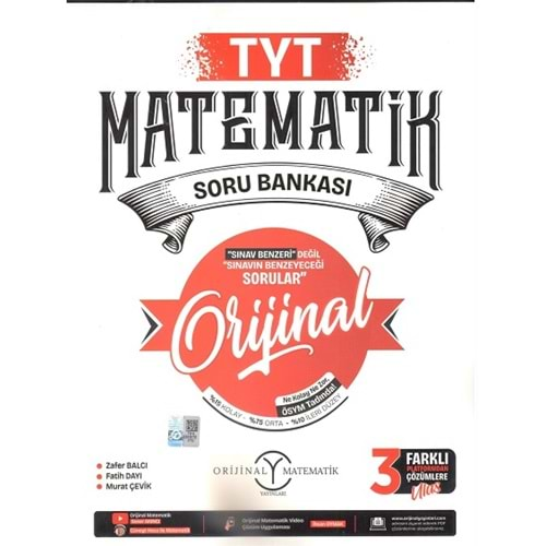 ORİJİNAL TYT MATEMATİK SORU BANKASI-2025