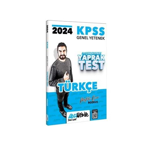 HOCAWEBDE KPSS 2024 GENEL YETENEK TÜRKÇE ÇEK KOPART YAPRAK TEST