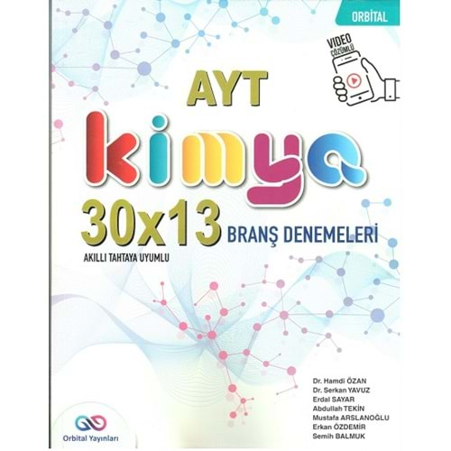 ORBİTAL AYT KİMYA BRANŞ DENEMELERİ 30X13-2024