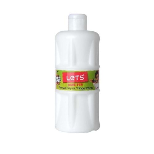 LETS PARMAK BOYASI 500 ML BEYAZ-L-5001