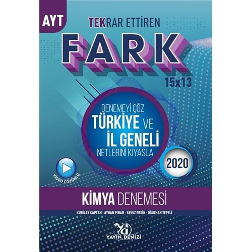 YAYIN DENİZİ AYT 2020 FARK KİMYA DENEMESİ