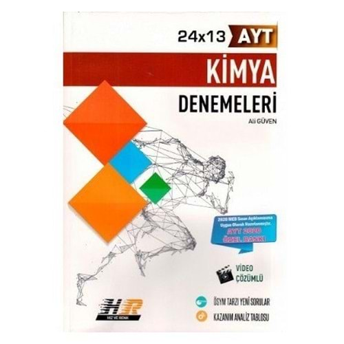 HIZ VE RENK AYT KİMYA 24*13 DENEME 2020