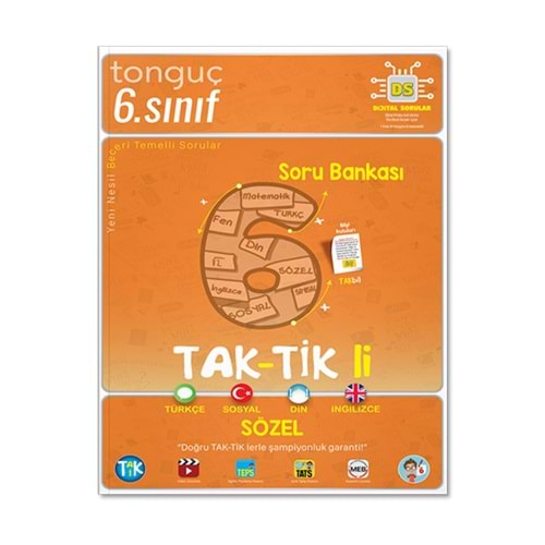 TONGUÇ 6.SINIF SÖZEL TAK-TİKLİ SORU BANKASI