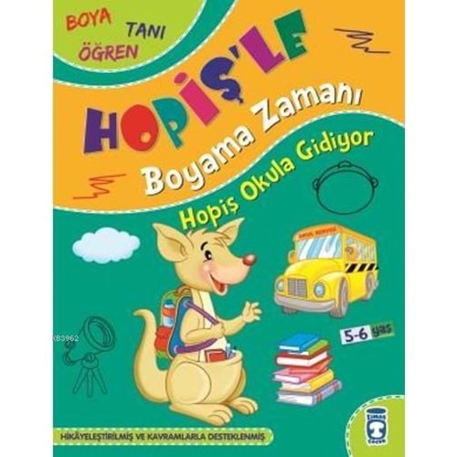 HOPİŞLE BOYAMA ZAMANI-HOPİŞ OKULA GİDİYOR-TİMAŞ ÇOCUK