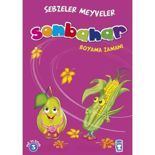 SONBAHAR BOYAMA ZAMANI SEBZELER MEYVELER-TİMAŞ ÇOCUK