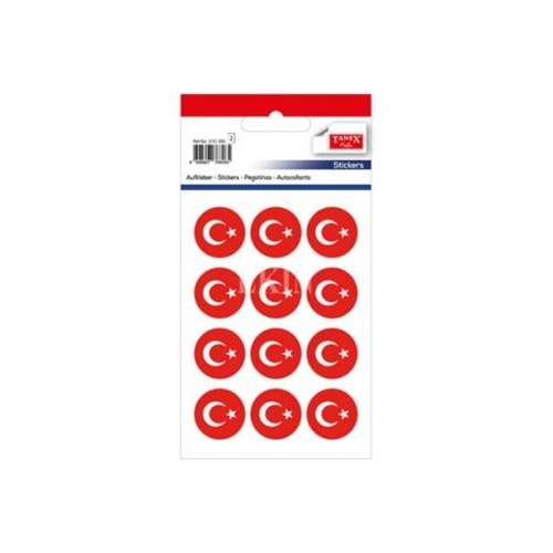 TANEX STC-256 BAYRAK STİCKERS 30MM-STC25602