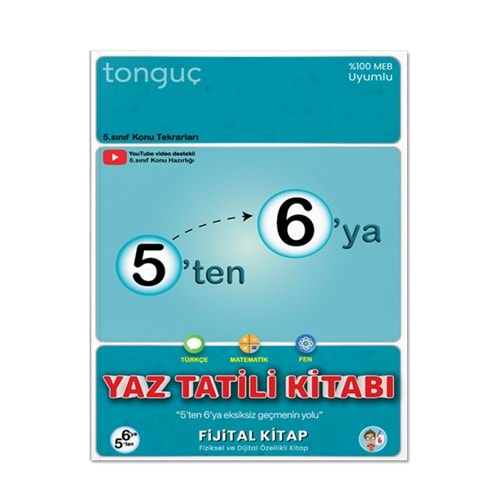 TONGUÇ 5 TEN 6 YA YAZ TATİLİ KİTABI