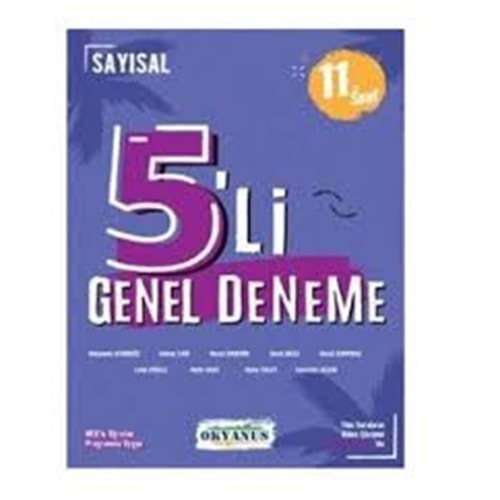 OKYANUS 11.SINIF SAYISAL 5 Lİ DENEME