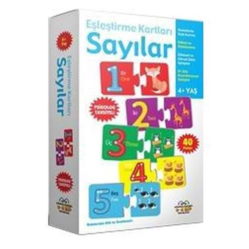 EŞLEŞTİRME KARTLARI-SAYILAR