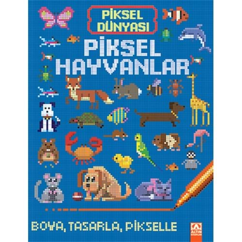 PİKSEL DÜNYASI PİKSEL HAYVANLAR-ALTIN KİTAPLAR