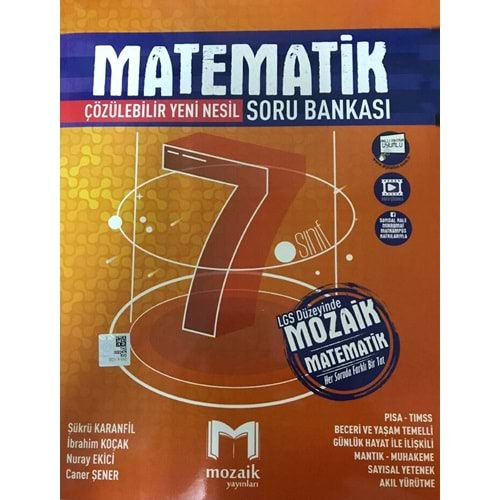 MOZAİK 7.SINIF MATEMATİK SORU BANKASI-2023