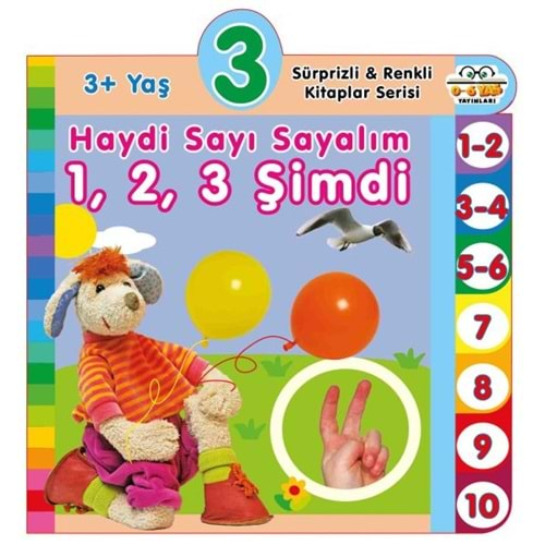 HAYDİ SAYI SAYALIM 1,2,3 ŞİMDİ(3+ YAŞ)-0-6 YAŞ YAYINLARI