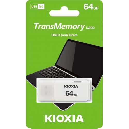 KIOXIA 64 GB U202 BEYAZ USB 2.0 BELLEK