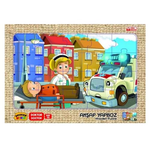 KUMTOYS AHŞAP YAPBOZ KÜÇÜK BOY 24*3-KM5330