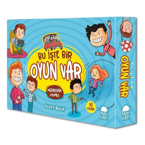 BU İŞTE BİR OYUN VAR 10 KİTAP SET-KUZEY BULUT-MAVİ KİRPİ