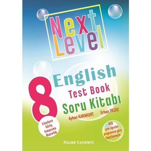 PALME 8.SINIF NEXT LEVEL ENGLISH TEST BOOK SORU KİTABI