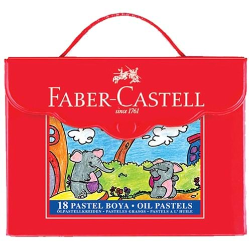 FABER ÇANTALI PASTEL BOYA 18 RENK-5281125119