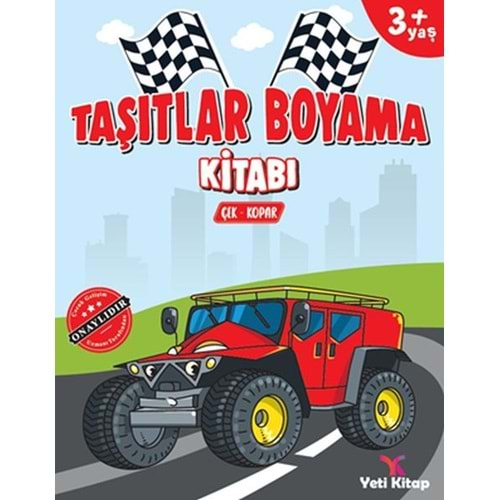 TAŞITLAR BOYAMA KİTABI ÇEK KOPAR-FEYYAZ ULAŞ-YETİ KİTAP