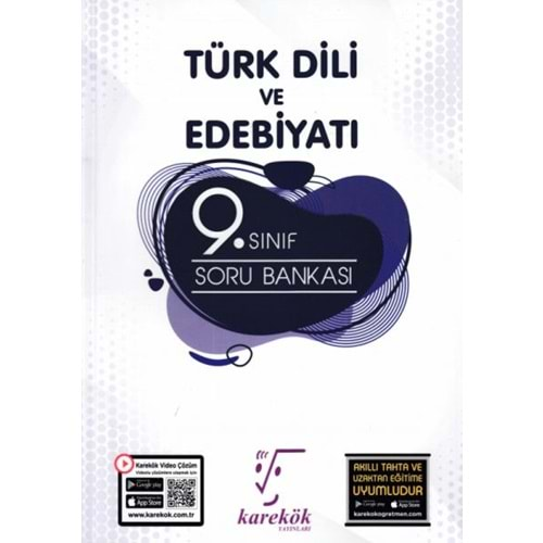 KAREKÖK 9.SINIF TÜRK DİLİ VE EDEBİYATI SORU BANKASI