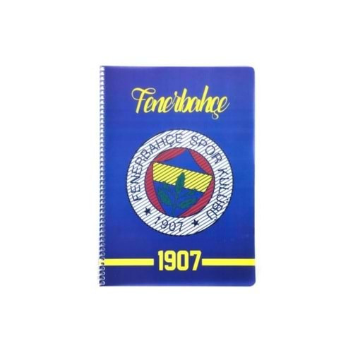 TİMON FENERBAHÇE SPİRALLİ PP KAPAK A4 80 YAPRAK ÇİZGİLİ DEFTER-463623