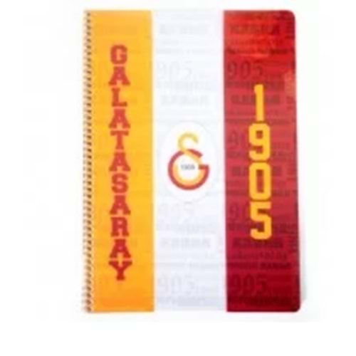 TİMON GALATASARAY SPİRALLİ PP KAPAK A4 80 YAPRAK ÇİZGİLİ DEFTER