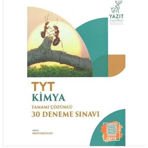 YAZIT TYT KİMYA TAMAMI ÇÖZÜMLÜ 30 DENEME SINAVI