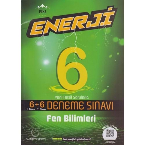 PALME 6.SINIF ENERJİ 6+6 FEN BİLİMLERİ DENEME SINAVI