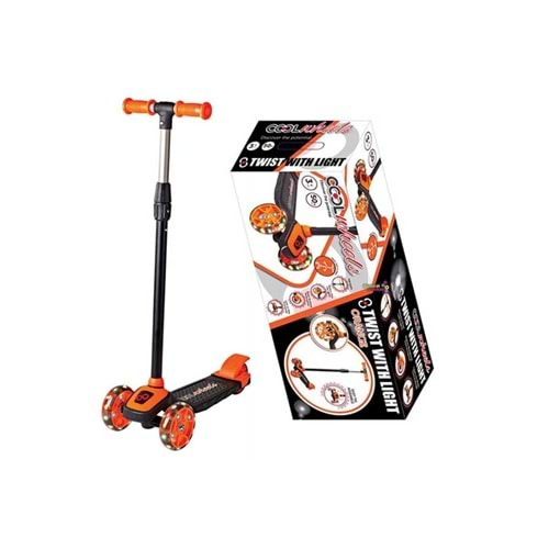 FRK COOL WHEELS IŞIKLI TWİST SCOOTER TURNCU-FR58918