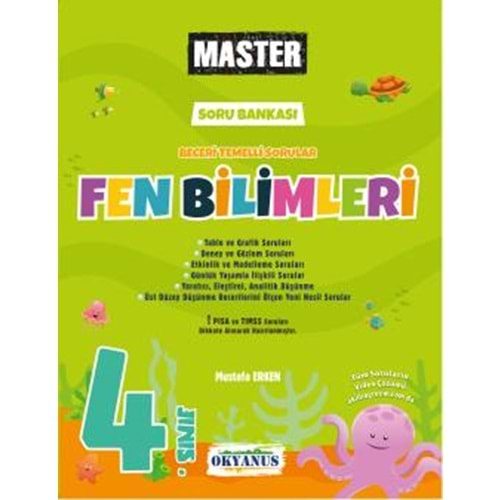 OKYANUS 4.SINIF MASTER FEN BİLİMLERİ SORU BANKASI