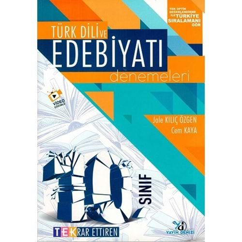 YAYIN DENİZİ 10.SINIF EDEBİYAT TEK DENEME 12*40 - 2020